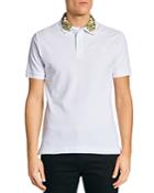 Versace Jeans Couture Regalia Baroque Print Collar Slim Fit Polo