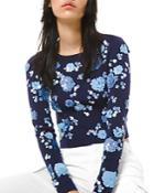 Michael Michael Kors Floral Sequined Sweater