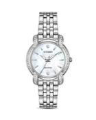 Citizen Jolie Diamond Eco-drive Mother-of-pearl Watch, 30mm