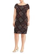 Lauren Ralph Lauren Plus Geo Print Jersey Dress