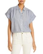 Joie Naro Striped Short Sleeve Shirt