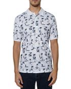 Robert Graham Golf Paradise Printed Classic Fit Polo Shirt