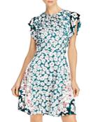 Rebecca Taylor Serene Flowers Patchwork Dress