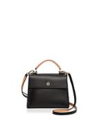 Tory Burch Parker Color Block Small Leather Satchel
