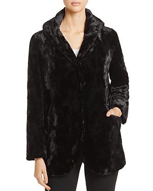 Karen Kane Faux Fur Hooded Coat - 100% Exclusive