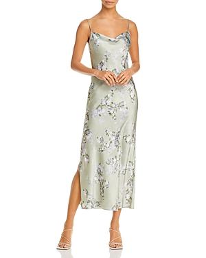 Vince Hazy Blossom Midi Slip Dress