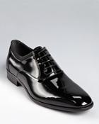Salvatore Ferragamo Patent Leather Tuxedo Oxford Shoes