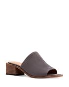 Frye Women's Lucia Square Toe Leather Mule Sandals