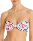 Charlie Holiday Luna Floral-print Bandeau Bikini Top