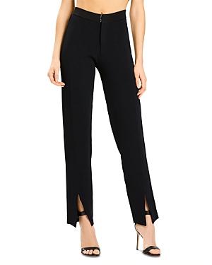 Herve Leger X Julia Restoin Roitfeld Slit Hem Cigarette Pants