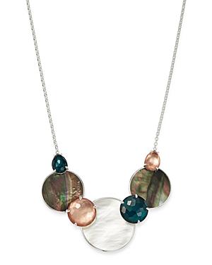 Ippolita Sterling Silver Wonderland Moroccan Dusk Three Stone & Shell Pendant Necklace, 20