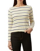 Hobbs London Constance Striped Top