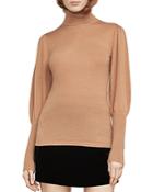 Bcbgmaxazria Zanzi Bishop-sleeve Turtleneck Sweater