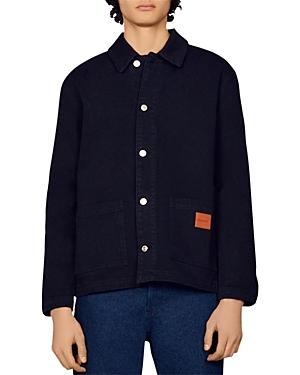 Sandro Worker Denim Overshirt