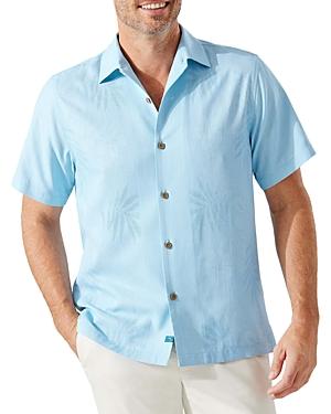 Tommy Bahama Bali Border Silk Floral Jacquard Regular Fit Button Down Camp Shirt