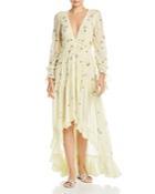 Rococo Sand Sequin-star High/low Maxi Dress