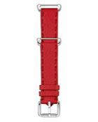 Fendi Selleria Red Leather Watch Strap, 18mm