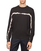 Ps Paul Smith Tie-dye Stripe Pullover Sweatshirt