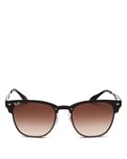 Ray-ban Blaze Clubmaster Polarized Gradient Sunglasses, 51mm