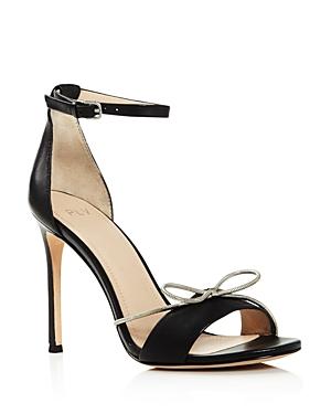 Pour La Victoire Women's Elanna Open Toe Leather High-heel Sandals