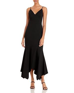 Aqua Asymmetric Flounce Cocktail Dress - 100% Exclusive