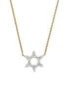 Diamond Star Of David Pendant Necklace In 14k Yellow Gold, .20 Ct. T.w. - 100% Exclusive