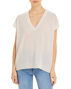 C By Bloomingdale's Cashmere Oversized Short Sleeve Cashmere Sweater - 100% Exclusive