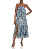 Cinq A Sept Colette Halter Midi Dress