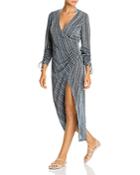 Jonathan Simkhai Sparkle-stripe Dress Swim Cover-up
