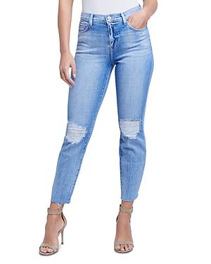 L'agence El Matador French Slim Mid Rise Jeans In Camino