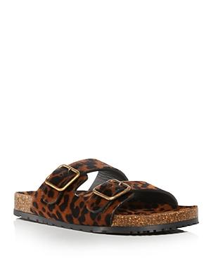 Saint Laurent Women's Jimmy Animal Print Calf Hair Sandals