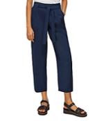 Whistles Belted Casual Cropped Trousers