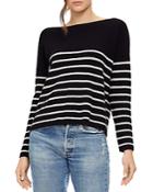 Michael Stars Joss Striped Boatneck Sweater