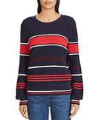 Lauren Ralph Lauren Striped Shaker Stitch Sweater