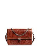 Zadig & Voltaire Rock Novel Foldover Chain Strap Bag