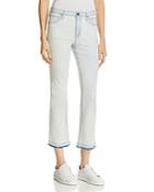 Calvin Klein Jeans Sculpted Crop Flare Jeans In Blue Ghost
