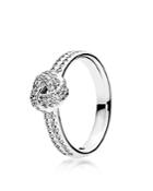 Pandora Ring - Sterling Silver & Cubic Zirconia Sparkling Love Knot