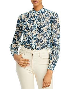 Vanessa Bruno Mosaic Print Blouse