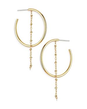 Ajoa By Nadri Drop Chain Hoop Earrings