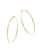 Moon & Meadow 14k Yellow Gold Large Thin Hoop Earrings - 100% Exclusive