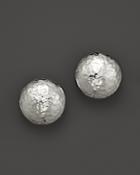Ippolita Sterling Silver Glamazon Button Clip Earrings