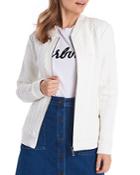 Barbour Kelsey Jacquard Long Bomber Jacket