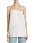 Vince Embroidered Silk Camisole