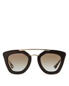 Prada Brow Bar Cat Eye Sunglasses, 49mm