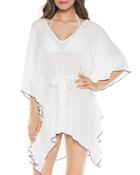 Isabella Rose Crinkle Time Tunic Swim Cover-up