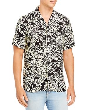 Hugo Ellino Short Sleeve Floral Print Shirt