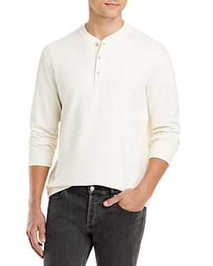 Theory Essential Classic Mini Waffle Long Sleeve Henley