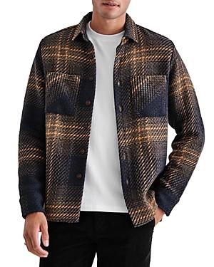 Wax London Whiting Giant Windowpane Overshirt
