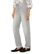 Nydj Relaxed Straight Leg Jeans In Grace