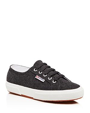 Superga Wool Lace Up Sneakers